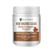 ^ Best of the Bone Multi-Collagen Protein Powder Raw Organic Cacao 210g