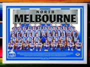 Framed 2020 NORTH MELBOURNE KANGAROOS AFL Poster - 45cm x 32cm x 3cm
