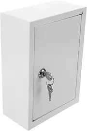 FELTECHELECTR Lockable Milk Crate Outdoor Box Wall Mount Package Box Durable Iron Mailbox Decorative Home Storage