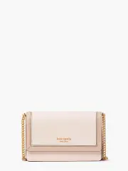 Morgan Colourblocked Flap Chain Wallet