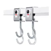 Desk Bag Hook,2 Pcs Nail Storage Hook, Space Organizer Headset Stand,1848