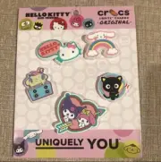 Hello Kitty Crocs Shoe Charms Jibbitz 5 Pack ORIGINAL