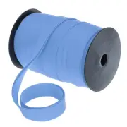 1 Inch Double Fold Bias Tape Continuous Bulk Bias Tape (Blue 55 Yards)
