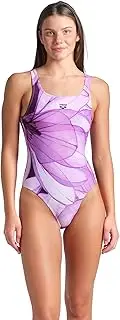 [arena] Women's Feel Line Seabed O Back Stretchy One Piece Athletic Swimsuit