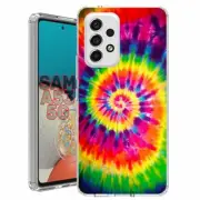 For Samsung Galaxy A23 5g A52 A53 TPU Case Cover+Glass(Tie Dyed)
