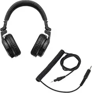 Diyeeni Coiled 2.5mm to 3.5mm Cable, Replacement Headphone Wire for Pioneer DJ HDJCUE1 HDJCUE1BT HDJX5 HDJX7 HDJS7, Retractable Spring Cord Cable with 6.35mm Plug, 4ft to 6.6ft