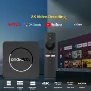 Mortal Smart Streaming Media TV Box Android13 Bluetooth Google Assistant 2.4G&5G
