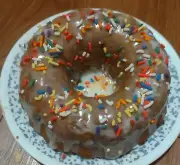cherry rum Bundt cake