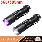 Mini UV Ultra Violet LED Flashlight Blacklight Light 395/365 nM Inspection Torch