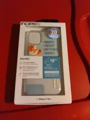 Incipio DualPro Series 6.5" Phone Case for Apple iPhone 11 Pro Max Clear.