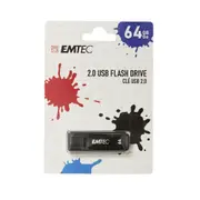 Emtec K100 USB 2.0 64GB USB 2.0 Single pack - Dark Grey