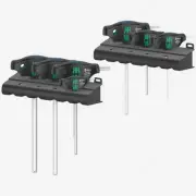 Wera 023450 Metric Hex-Plus T-handle Set with Holding Function, 7 Pieces