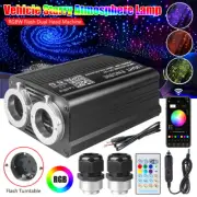 32W Dual Head Fiber Optic Star Ceiling Lights Kit Bluetooth APP Smart Control