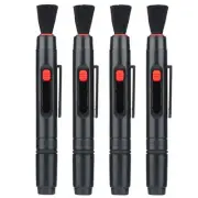 4pcs 3 IN 1 Lens Dust Wiper Kit Cleaning Pen Dust Cleaner Soft Brush For Camera