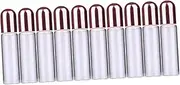 NOLITOY 10pcs Roll-on Bottling Essential Oil Roller Bottles Dispenser Oil Bottle Portable Fragrance Refillable Perfume Mini for Dropper Bottle Perfume Bottles Gold Cap Size Pink Glass