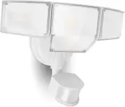 80W 9000LM LED Security Light Motion Sensor Outdoor Lights, 4 Head LED Flood Lig