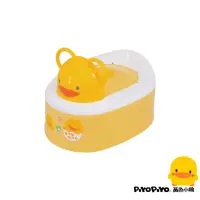 在飛比找momo購物網優惠-【Piyo Piyo 黃色小鴨】兩段式功能造型幼兒便器(黃色