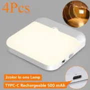 Motion Sensor Led Light Usb TYPE-C Charging Square Lamp for Lighting Night Light