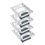 4X HP 654540-001 SAS/SATA/SSD 2.5" to 3.5"Drive Adapter Hard Disk Carrier Caddy
