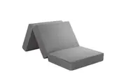 Folding Foam Mattress Trifold Sofa Bed Camping Floor Portable Sleeping Mat Extra Thick Cushion Removable Cover Cot Size