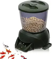 Sammery Pond Fish Feeder, Large-Capacity Automatic Fish Feeder, Outdoor Automatic Fish Feeder, Battery-Powered Automatic Fish Feeding Device, Timed and Quantitative Fish Feeding Device