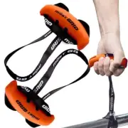 Pull Up Handles Grip Resistance Band Handles Exercise Neutral Tranining Orange