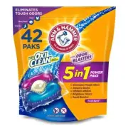ARM & HAMMER Plus OxiClean with Odor Blasters 5-in-1 Fresh Burst Laundry Deterge