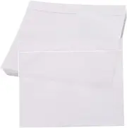 NUOBESTY Self-Adhesive Pouches 100pcs for Packing List Bags Document Envelopes A4 Size Easy to Use Protects Files During Shipping