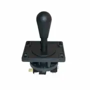 NEW 100% HAPP JOYSTICK COMPETITION 8 WAY BLACK ARCADE MAME, JAMMA & MULTICADE!,!