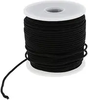 Folpus 2mm 50m Paracord Parachute Rope Cord Outdoor Camping Tent Accessories, Black