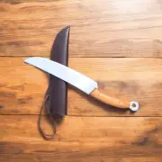 Premium Hand Forged Viking Saxon Seax 14" Knife with Leather Sheath