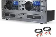 Gemini CDX Series CDX-2250i Professional Audio DJ Equipment Multimedia Player With Audio CD, CD-R, and MP3 Compatibility - USB Input