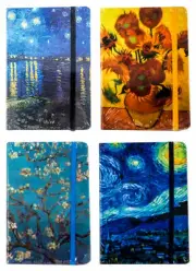 A5 Hard Cover Notebook/Journal-Famous Art on Cover-96 pages (21.5 x 14.5cms) AU