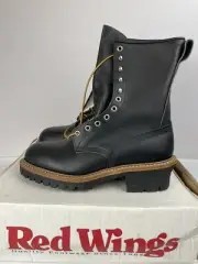 RED WING 699 Vibram Logger Boot Vintage Size 7.5 D Leather USA