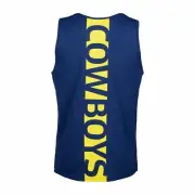 NQ Cowboys NRL Classic Training Singlet Sizes S-5XL! S19