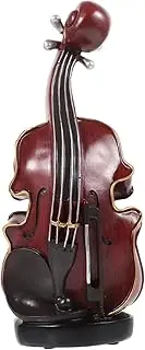 FELTECHELECTR Vintage Violin Model Piggy Bank Decorative Ornament for Music Restaurants Wine Cabinets and Cafes Unique Home and Office Decor Elegant Desktop Accessory