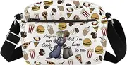[FOTAP] Remy Inspire Gift Anyone Can Cook Quote Crossbody Bag Remy Inspired Messenger Bag Remy Rat Gift