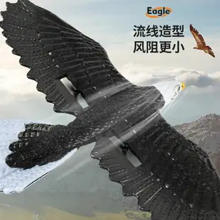 遙控老鷹飛鷹固定翼無人機 兒童玩具 航模電動飛行器可飛仿真白頭鷹