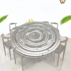 Convenient Table Turning with Aluminum Lazy Susan Base Rust Resistant Material