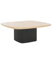 Safavieh Couture Celestyn Square Travertine Top Coffee Table