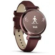 Garmin Lily® 2 Classic, Dark Bronze with Mulberry Leather Band