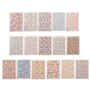 Floral Transfer Sheet for Clay Jewelry, Water Soluble Clay Transfer Paper