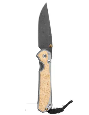 【angel 精品館 】Chris Reeve Large Sebenza 31 Box Elder 鈦柄鑲崁北美楓木