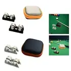 2 Pieces Pool Billiard Straightness Checker Portable Bar Equipment Checking