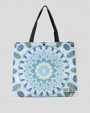 [Mooloola] Mooloola Women's Whymsical Eco Bag in Blue One Size Blue