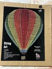 NEW IN BOX - VTG Mark Richards String Art - Hot Air Ballon, #8102 - 12" X 16"