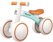 Maysuke Baby Balance Bike Toys for 1 Year Old Boys and Girls Gifts, Toddler Bike 10-24 Month First Birthday Gift with 4 Wheels, No Pedal…