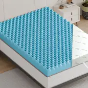 STARRY EUCALYPT Memory Foam Mattress Topper Airflow Cool Gel Bamboo 10cm