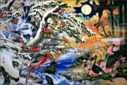 Bird Tile Backsplash Zigen Tanabe Art Ceramic Mural OB-ZT03