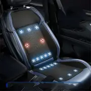 Summer Car Ventilation Seat Cushion Cooling Massage Seat Cushion 12V Comfortable Cool Ventilation Front Seat Mat Car Accessories 12V Blue